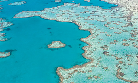 Fraser offers Whitsunday Islands yacht charters, spanning 74 islands